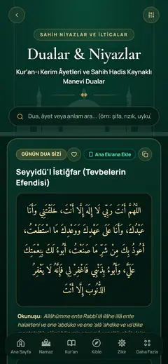 Dualar & Zikir Kütüphanesi