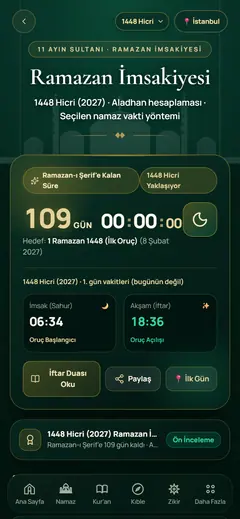 Ramazan İmsakiyesi