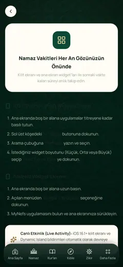Widget'lar