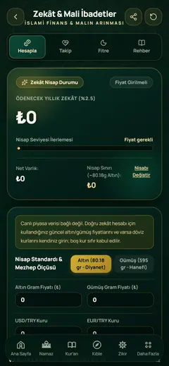 Zekât Hesaplayıcı